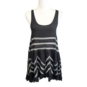 Intimately Free People Womens Voile & Lace Trapeze Slip Dress Size XS Oversized